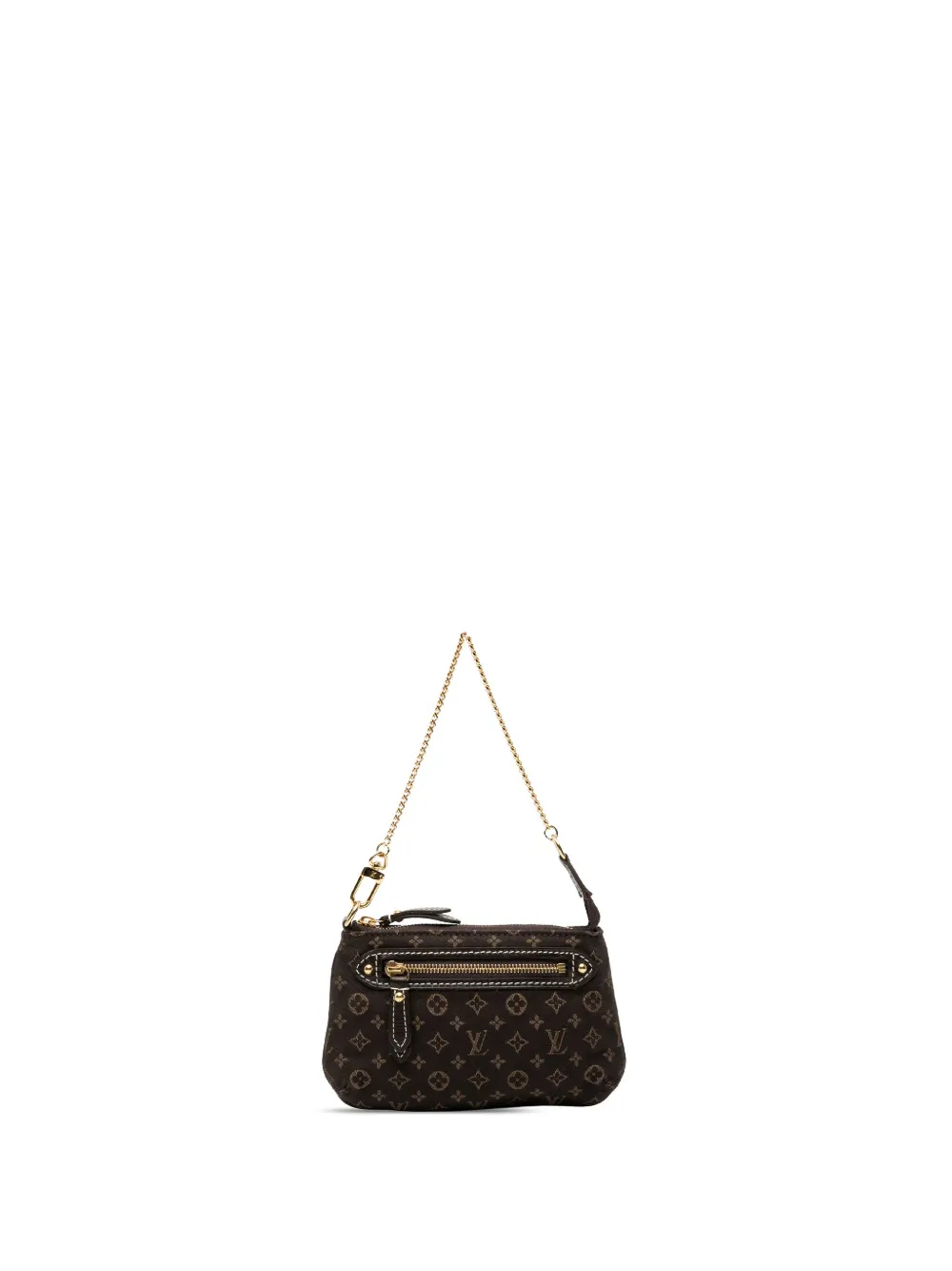 Louis Vuitton Pre-Owned 2010 Monogram Mini Lin Mini Pochette Accessoires handbag - Braun