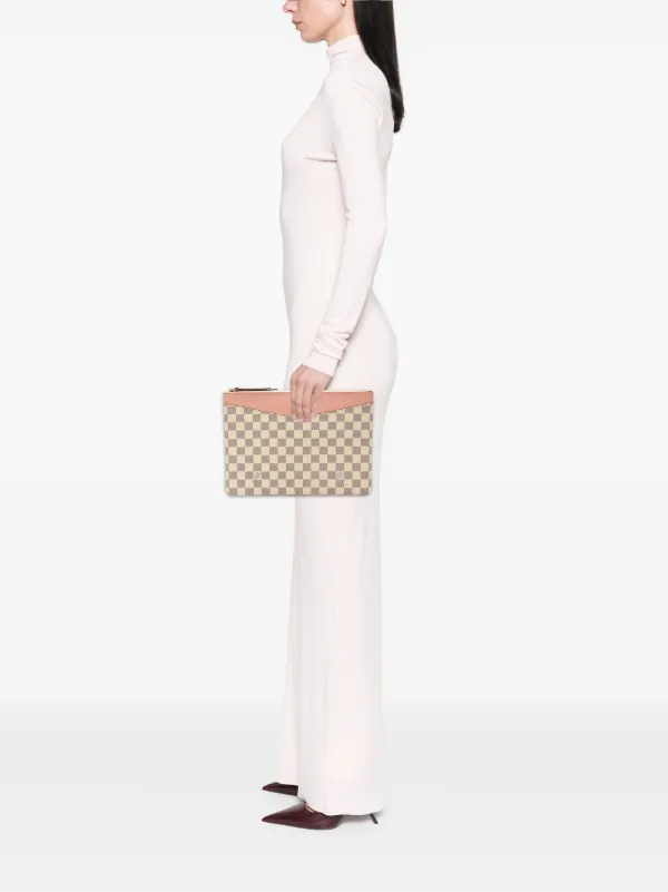 Louis Vuitton Pre-Owned 2019 ダミエ アズール デイリー ポーチ 