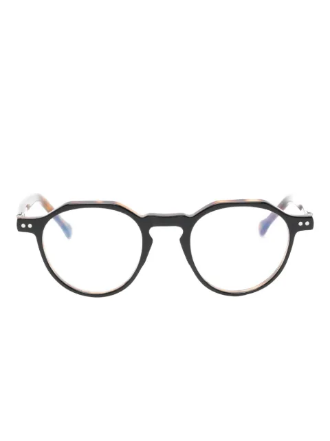 Lesca round-frame glasses