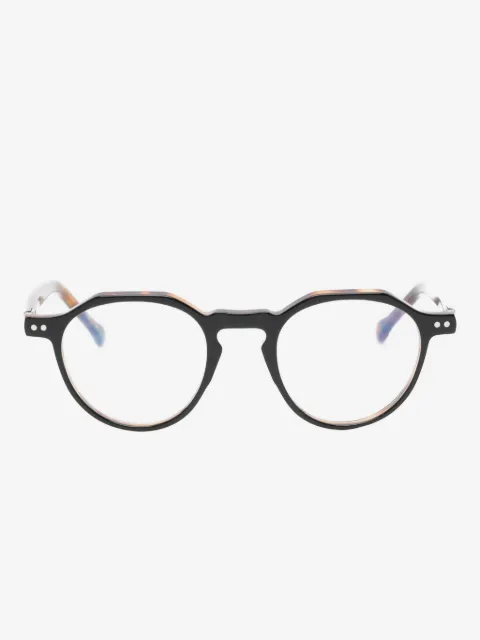 Lesca round-frame glasses