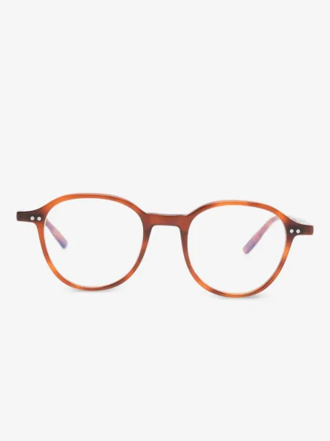 Lesca Puno round-frame glasses