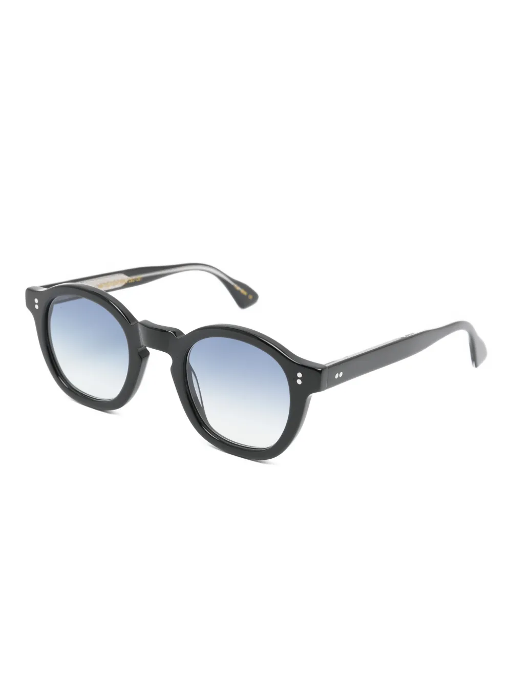 Lesca Mose round-frame sunglasses - Zwart