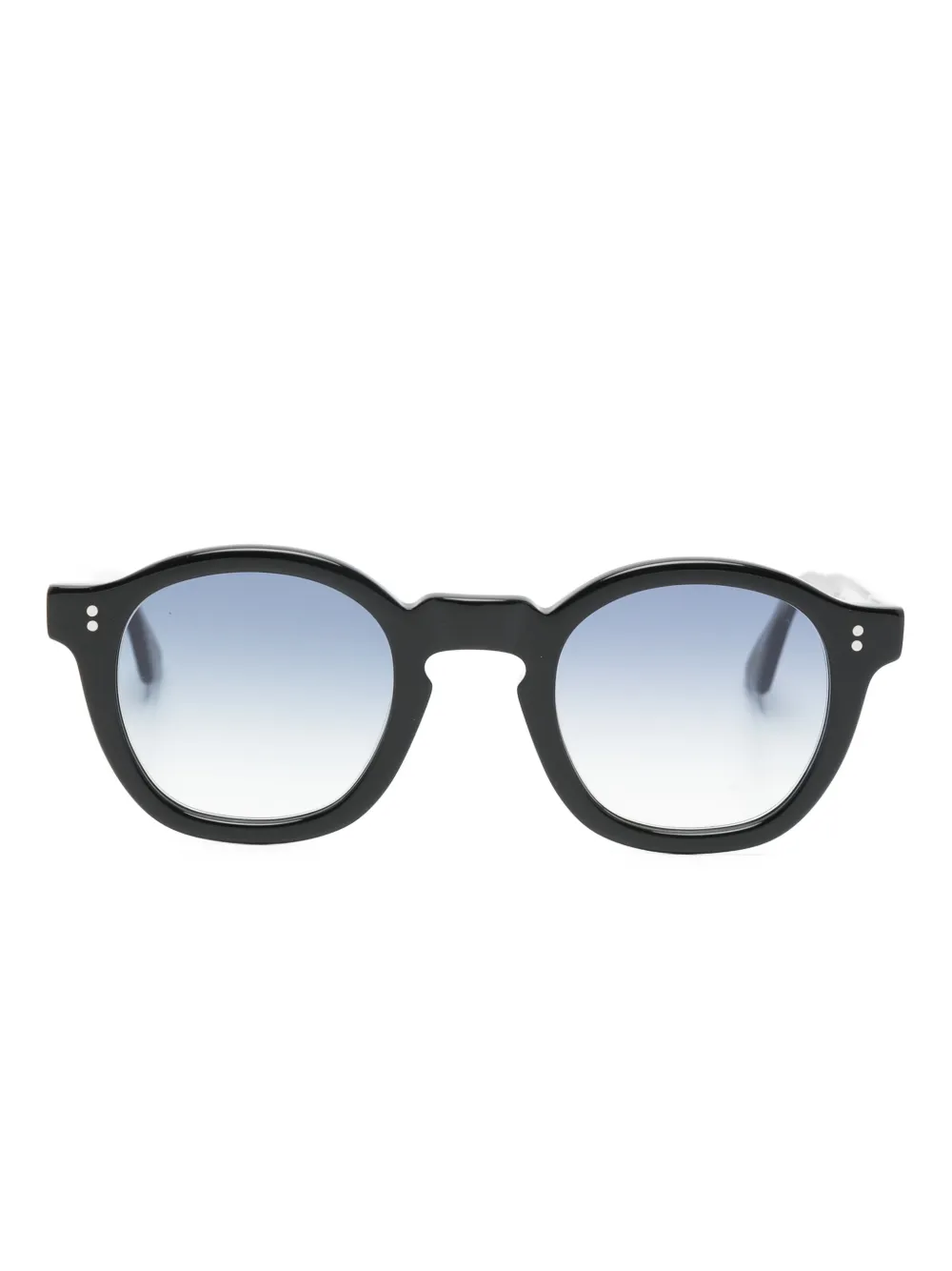 Lesca Mose round-frame sunglasses | Black | Image 1
