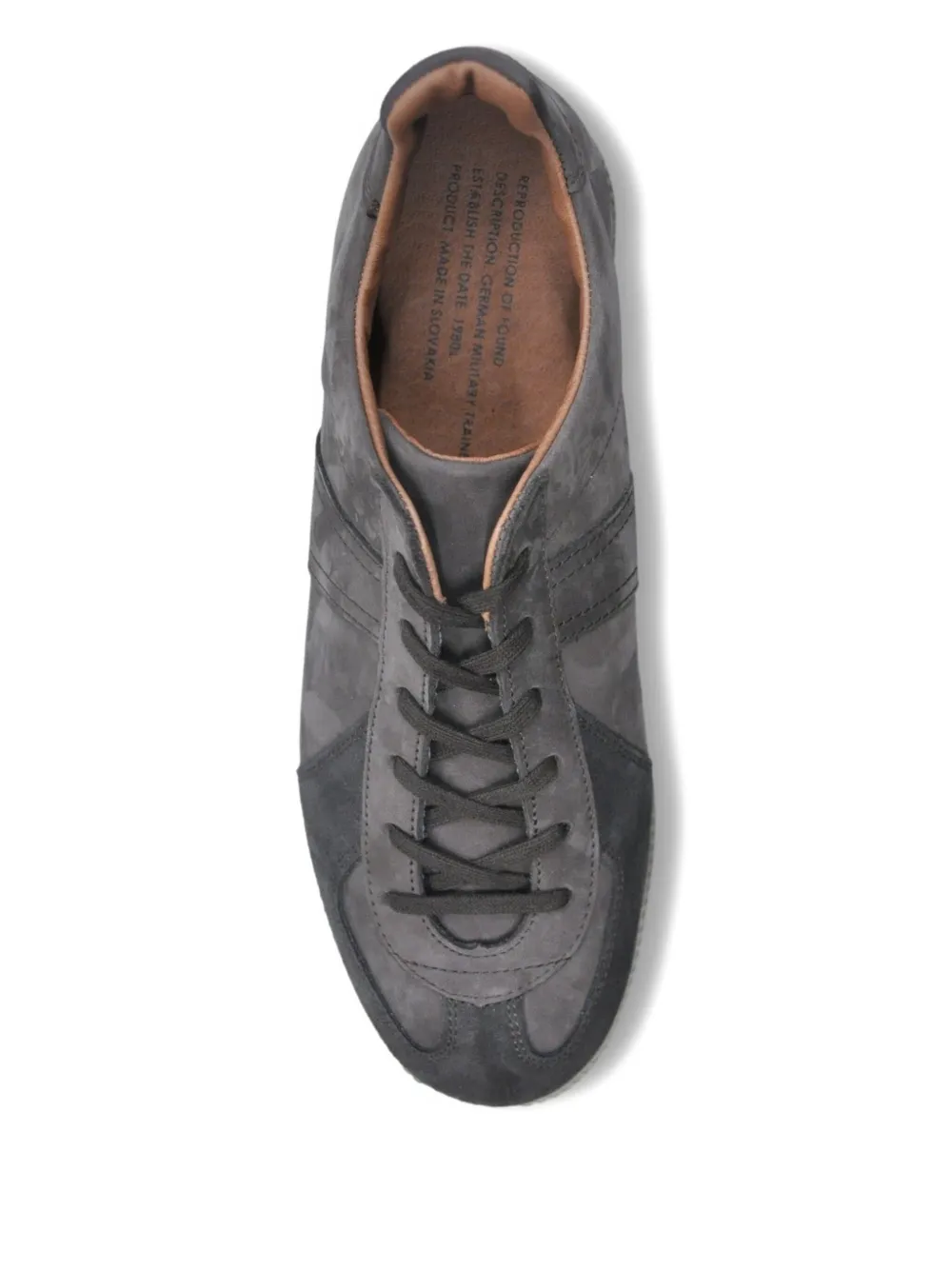 Reproduction Of Found German Military Panelled Sneakers In Animal Print