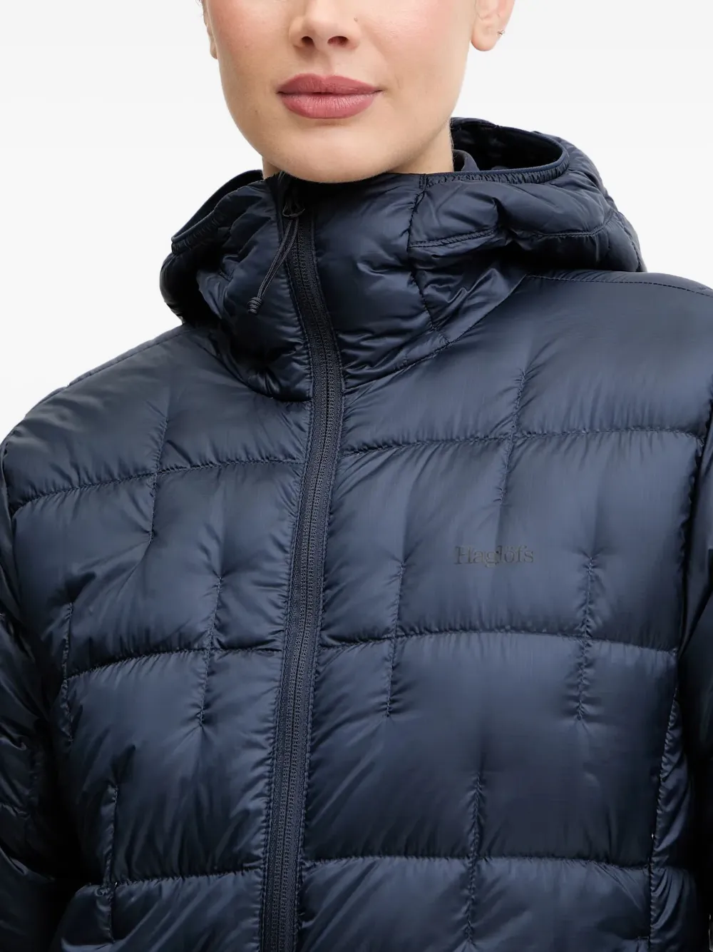  Haglöfs Hede Hooded Quilted Jacket - Blue 