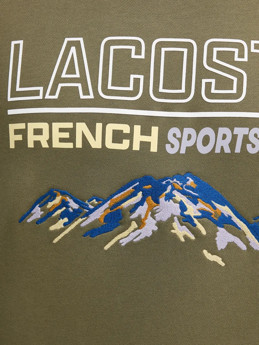 Lacoste Sweater met ronde hals Groen