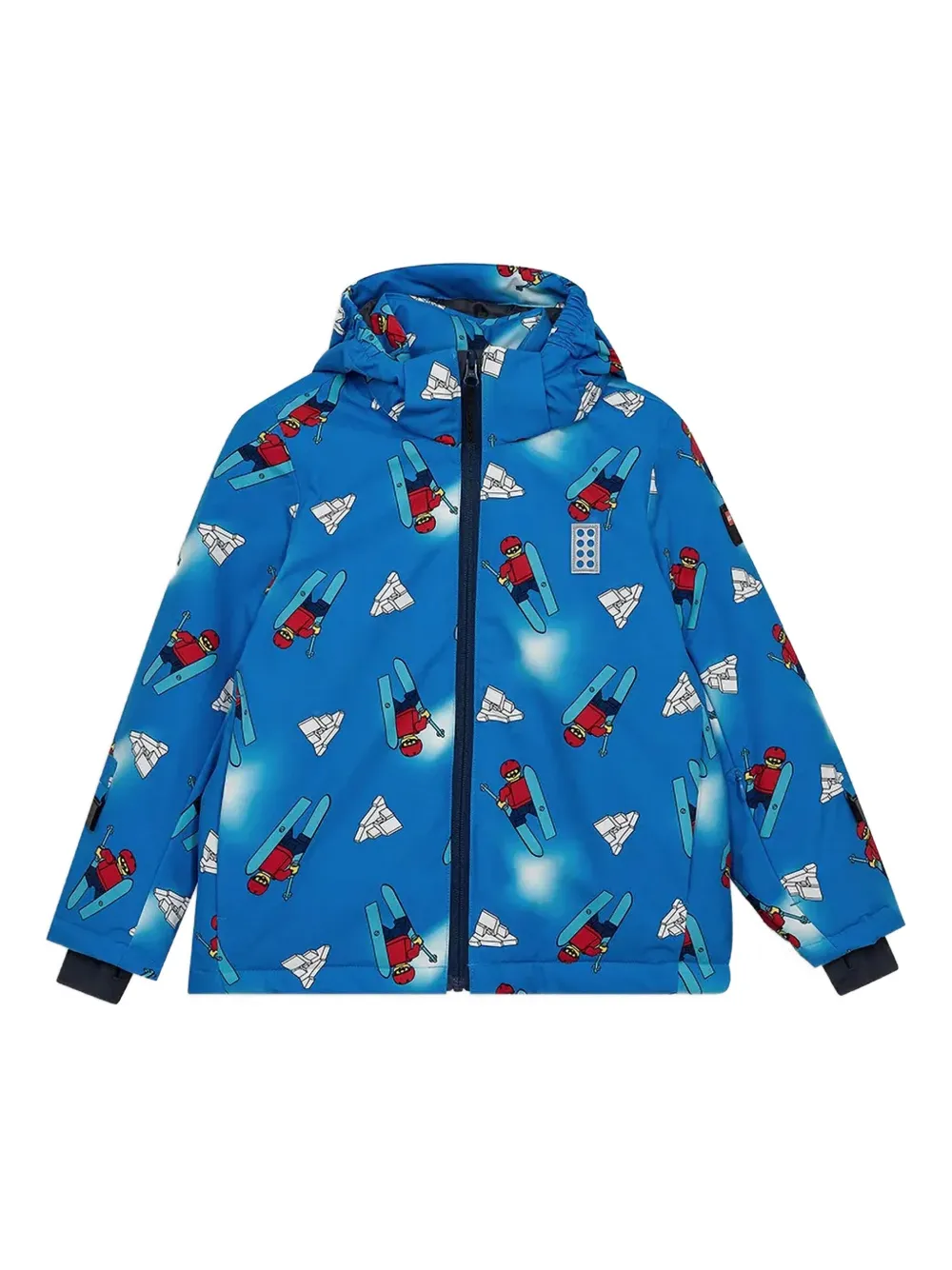 Lego printed-hooded jacket | Blue | Image 1