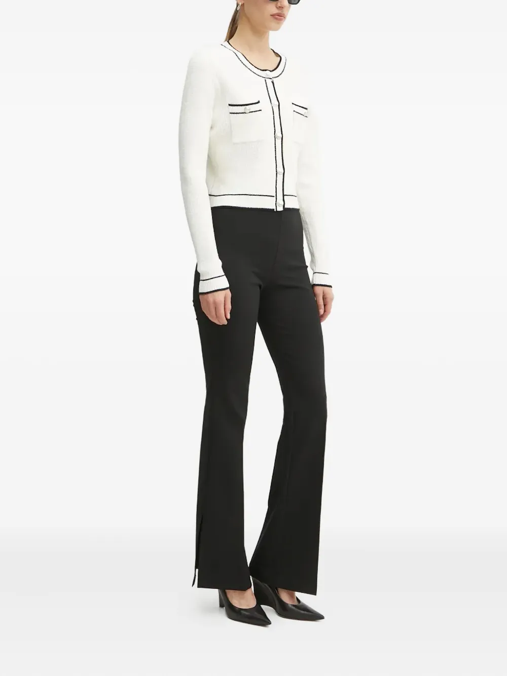 Marciano hem-split trousers - Zwart