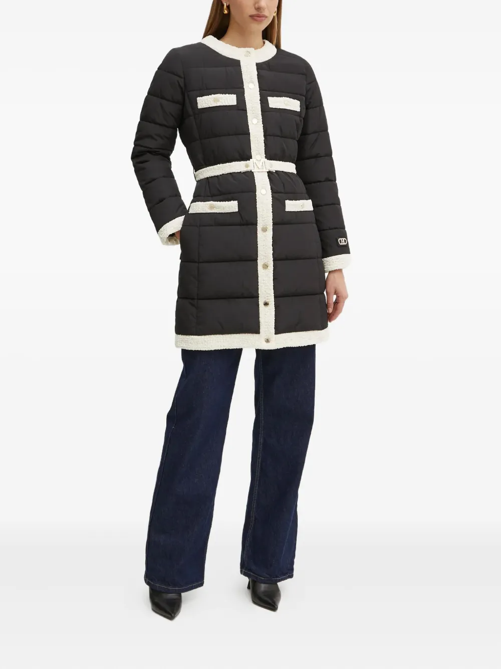 Marciano belted-padded coat | Single Breasted Coats | Image 2