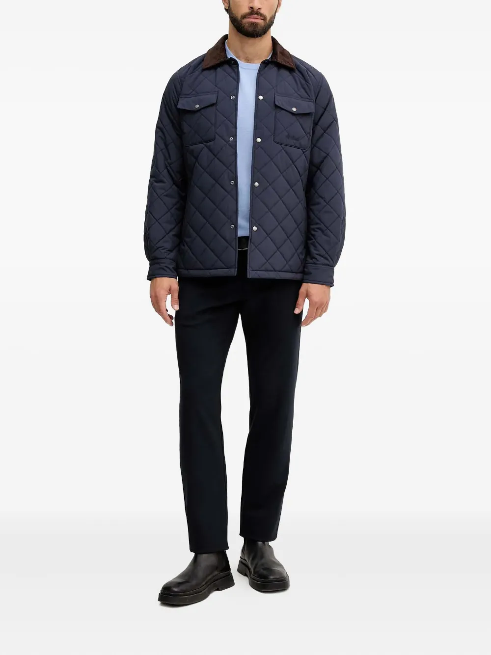 MC2 Saint Barth quilted corduroy-collar jacket | Down Jackets | Image 2
