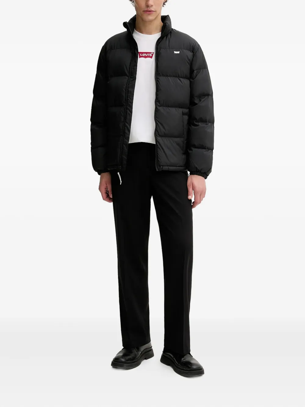 Levi's padded zip jacket | Black | Image 1