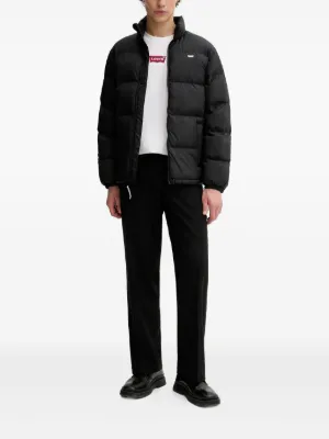Manteau D'hiver Levi's Homme En Simili-dénim Noir - Taille XXL, Avec Capuche à Fausse Fourrure, Neuf Avec étiquettes