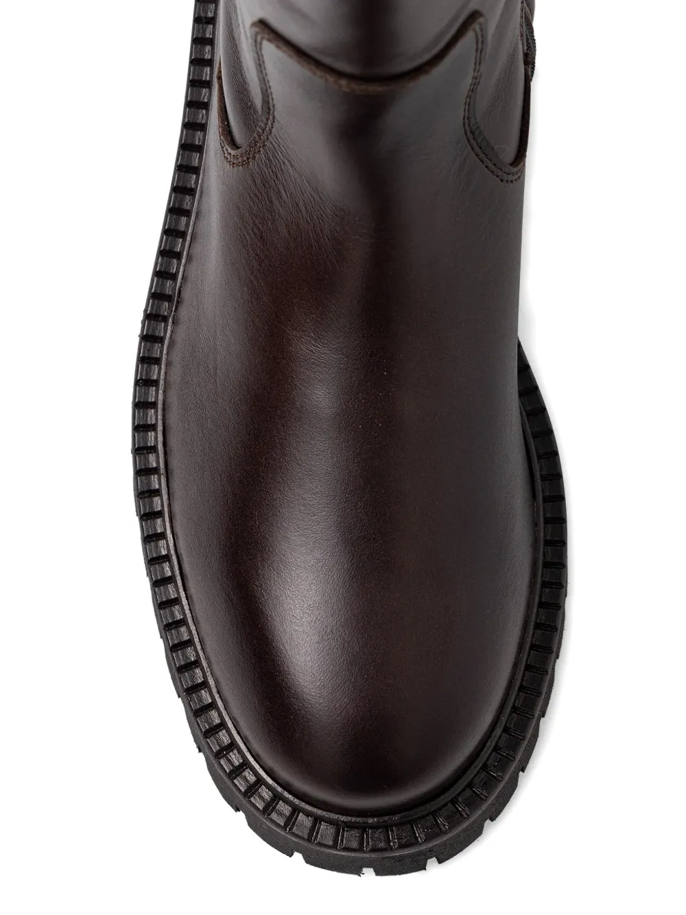 Marc O'polo 35mm Phia Zip Lug-sole Boots In Brown