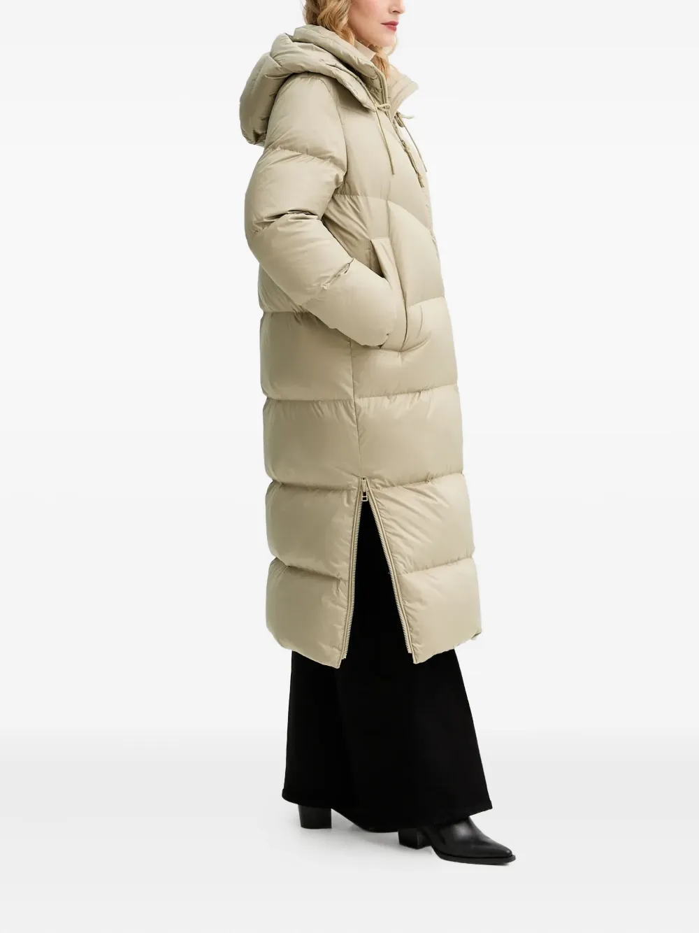 Marc O'Polo Jas met capuchon en rits Beige