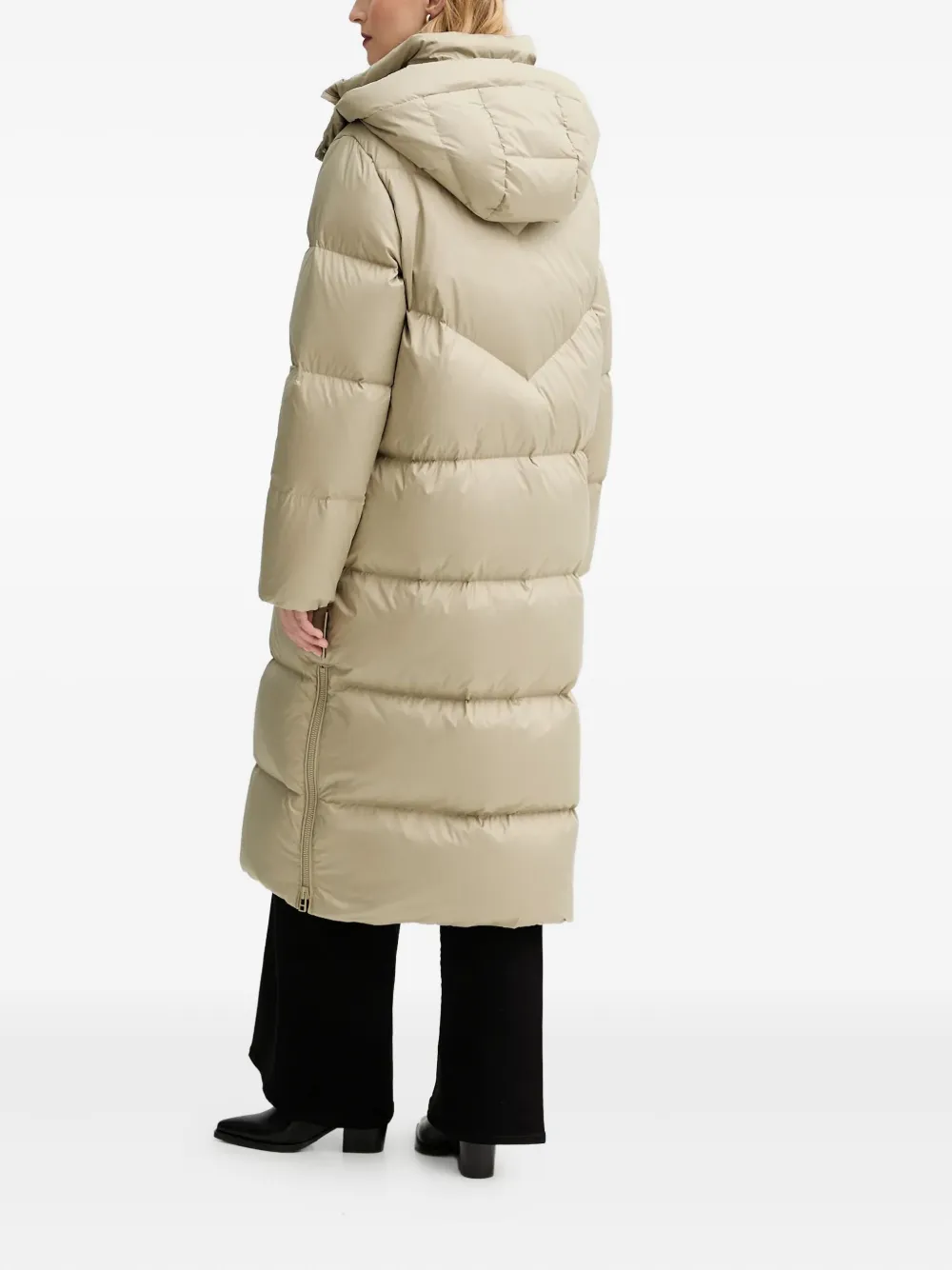 Marc O'Polo Jas met capuchon en rits Beige