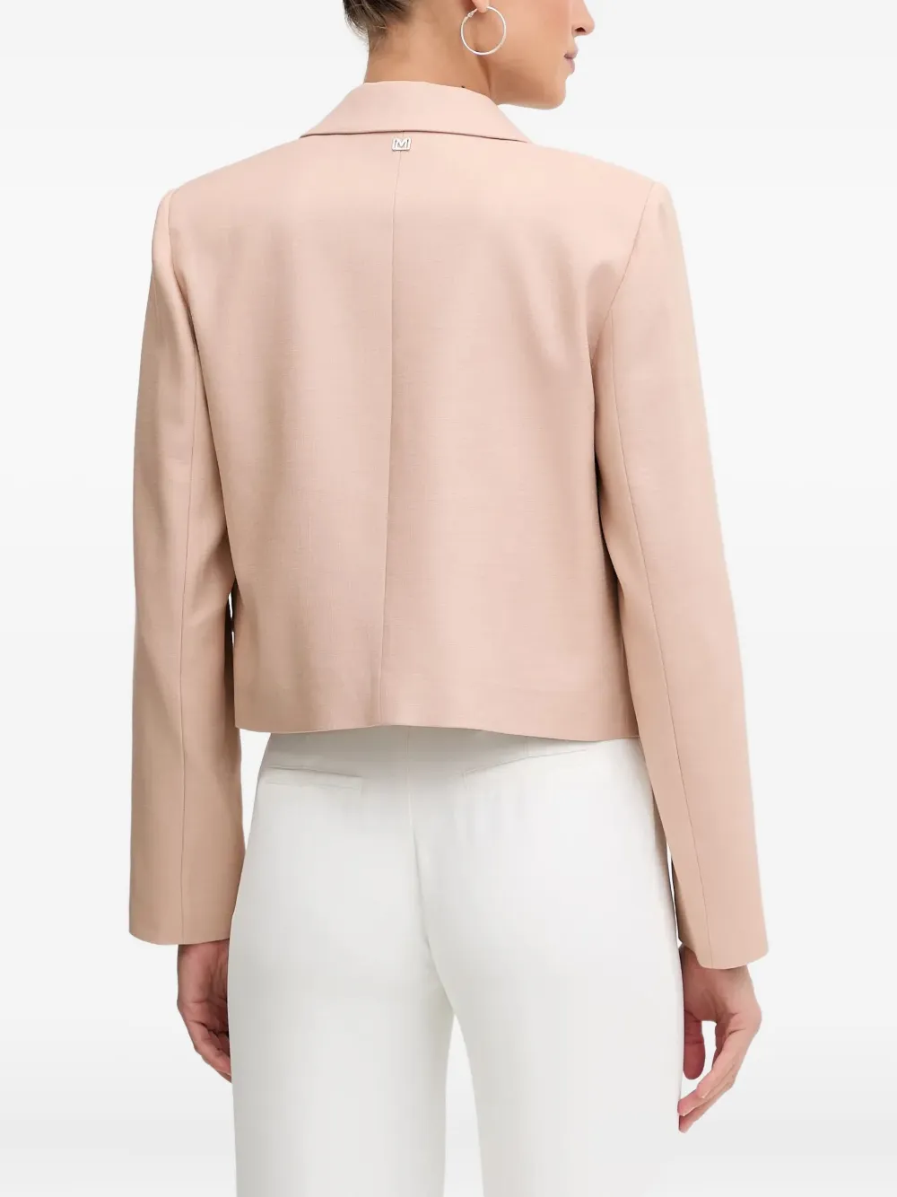 Marciano Buttoned-pocketed Jacket In Pink