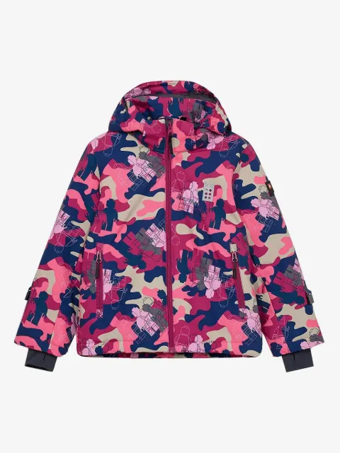 Lego Kapuzenjacke mit Camouflage-Print