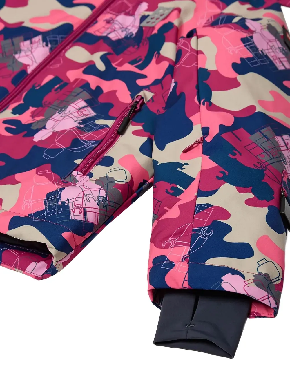 Lego Jack met camouflageprint Roze