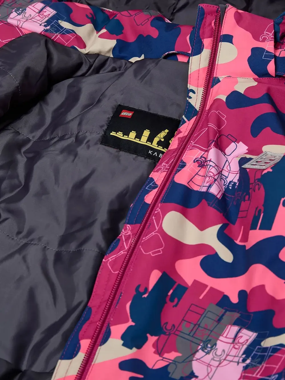  Lego Camouflage Hooded Jacket - Pink 