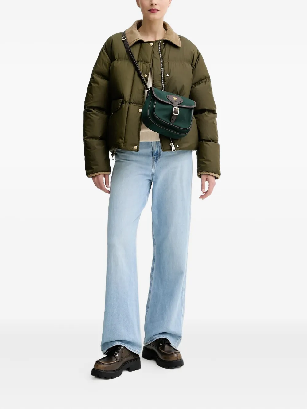 Marc O'Polo veste matelassée à col en velours côtelé | Doudounes | Image 2