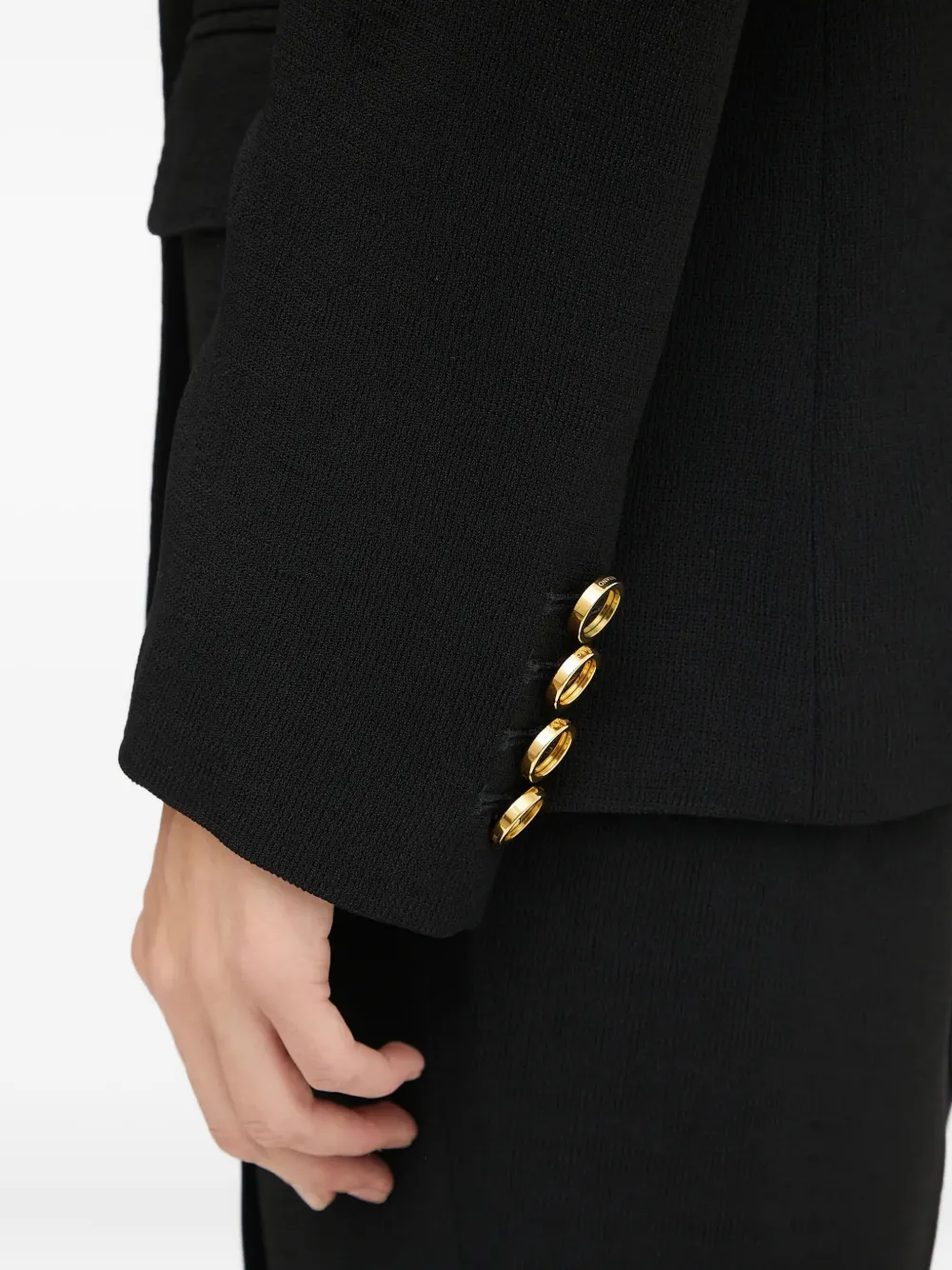 Marciano Buttoned Blazer In Black