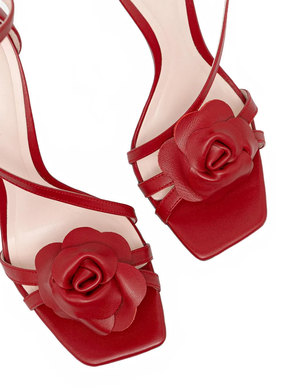 Marciano 100mm Peony Stiletto Sandals In Multi