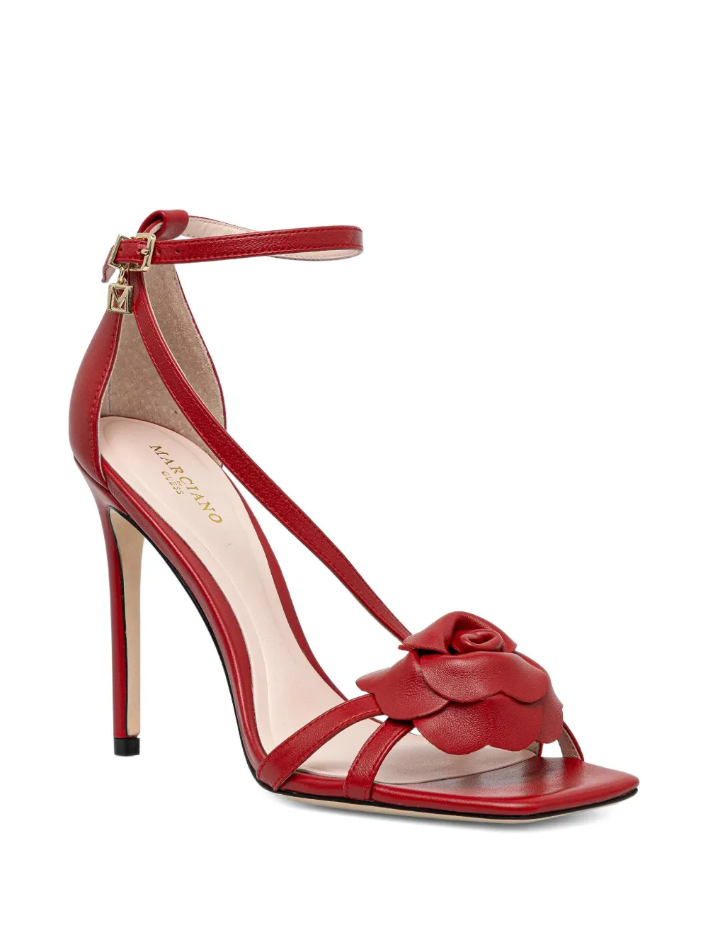 Marciano 100mm Peony Stiletto Sandals In Multi