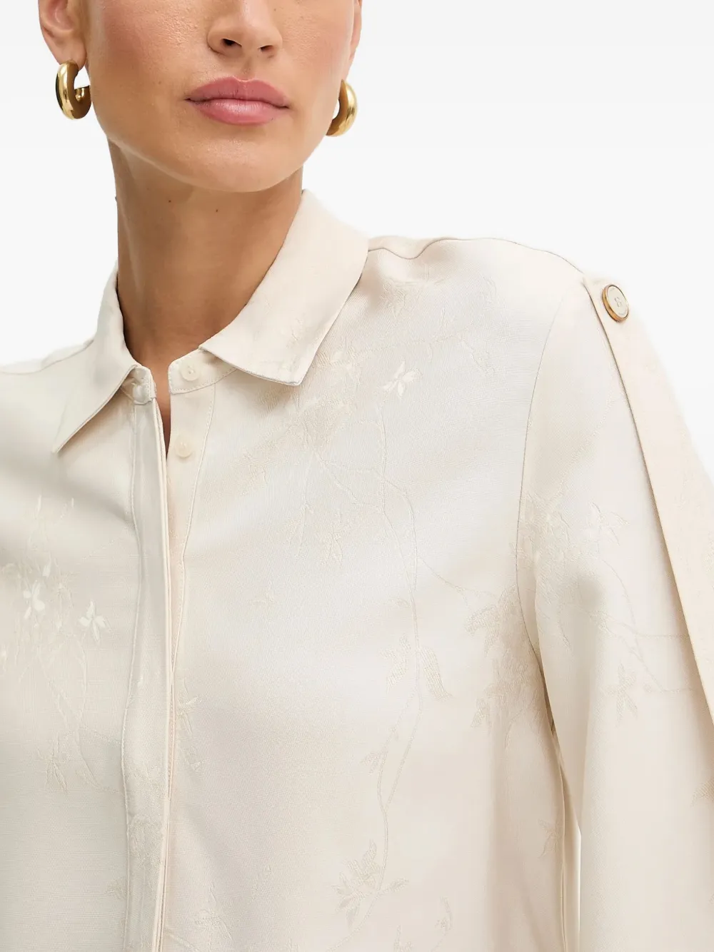 Marciano Button Shirt In Neutral