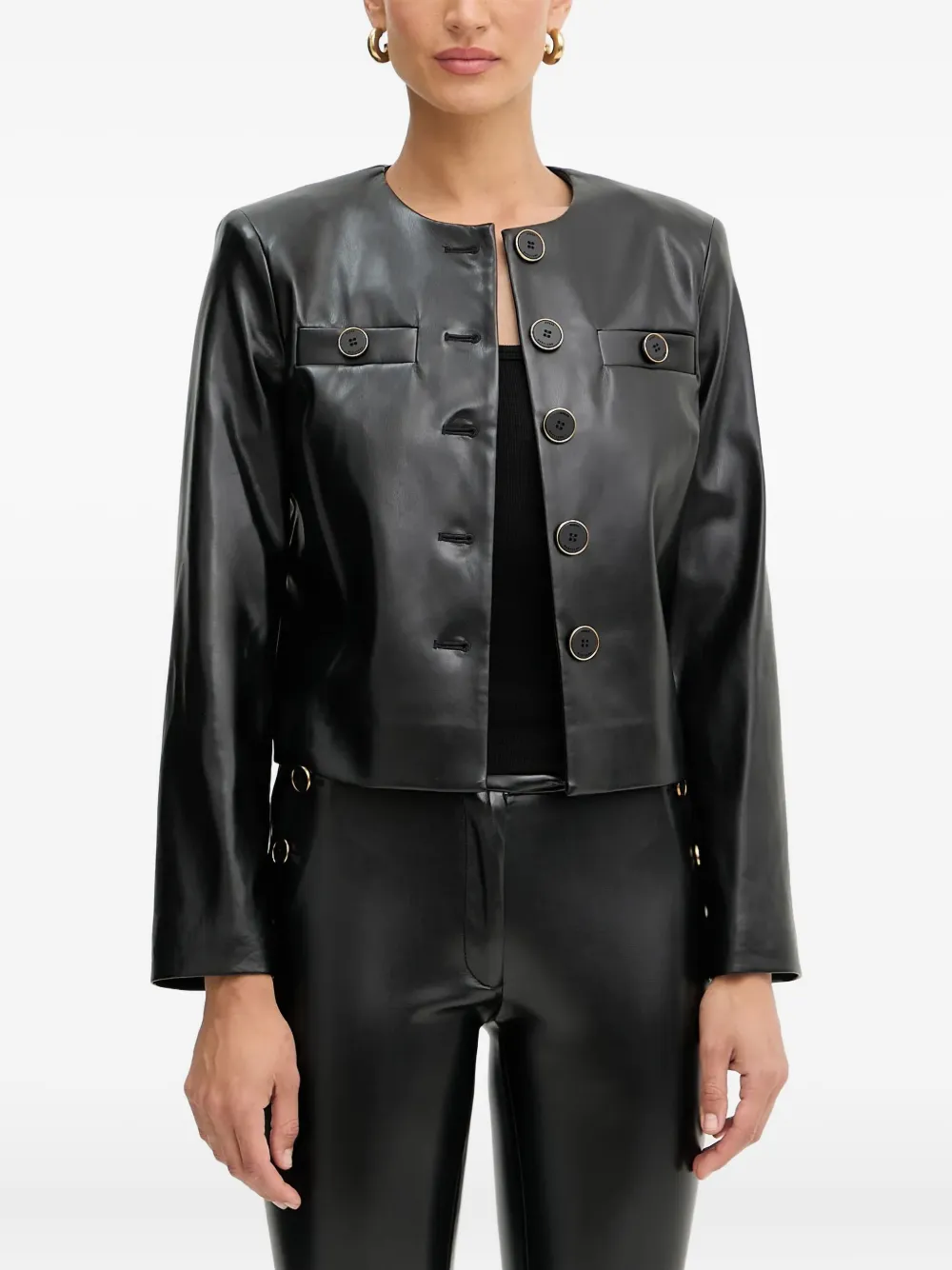 GUESS USA buttoned-detail jacket - ブラック GUESS USA buttoned-detail jacket - ブラック