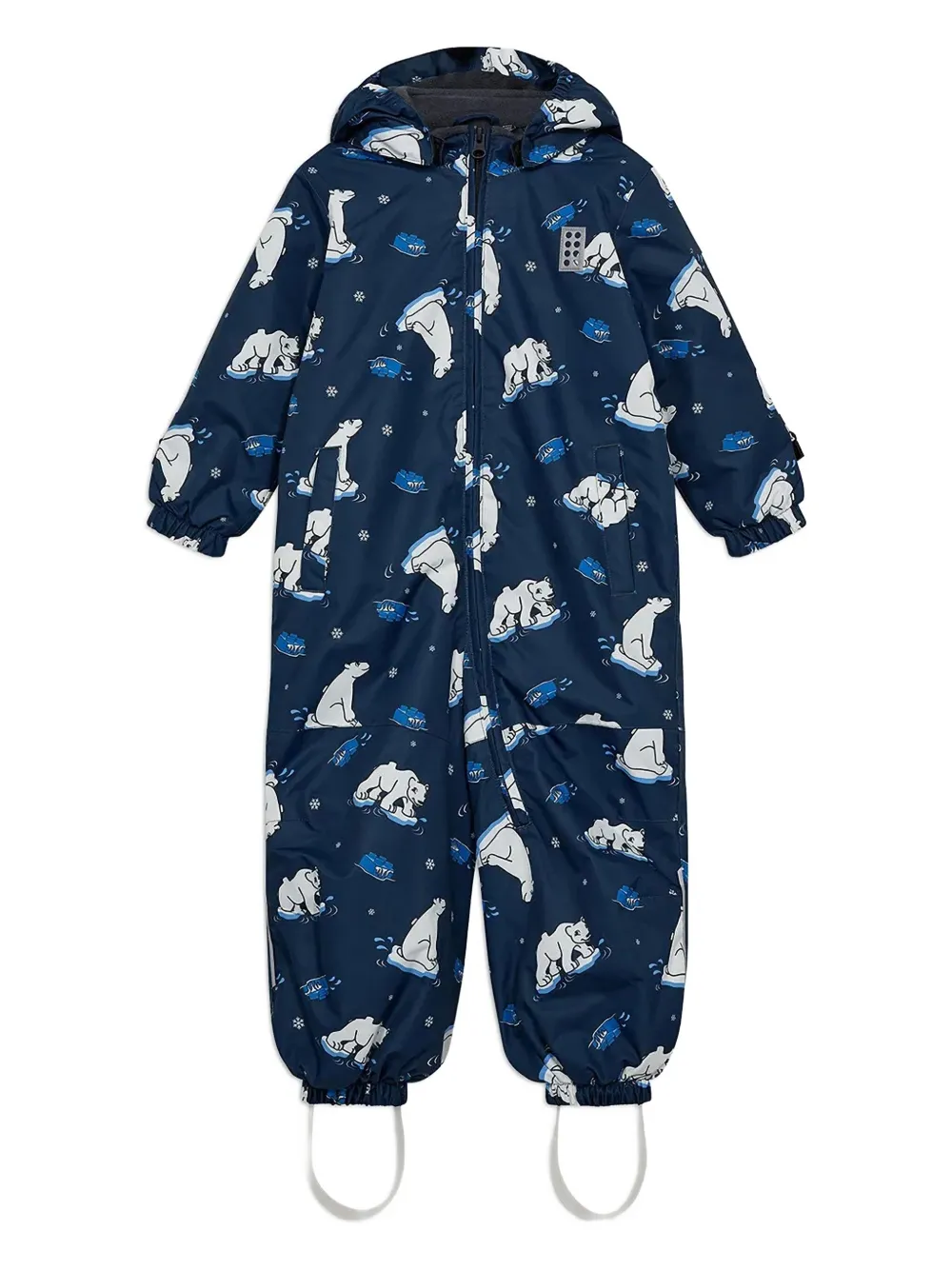 Lego Lwjeri 704 polar bear-print jumpsuit - ブルー