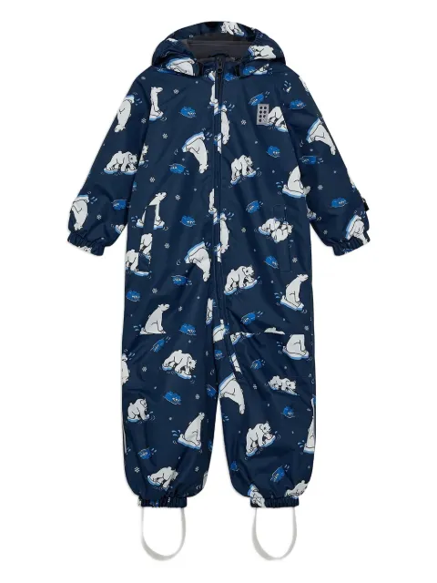 Lego Lwjeri 704 polar bear-print jumpsuit