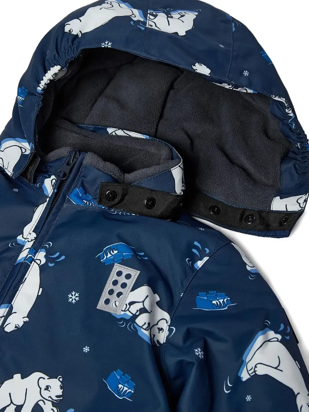 Lego Lwjeri 704 jumpsuit met ijsbeerprint Blauw