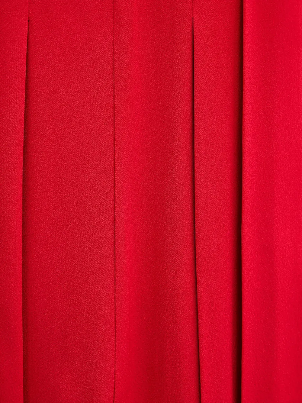 Marciano Pleated Keyhole Cut-out Blouse In Red