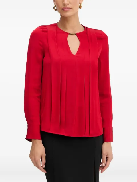 Marciano blouse plissée à découpes