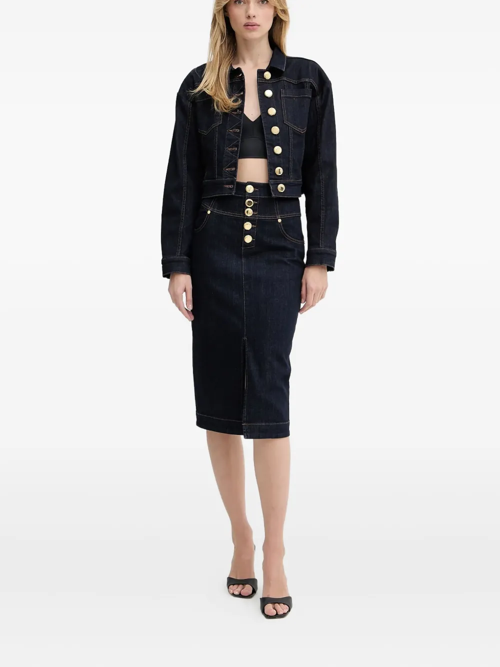 Marciano buttoned denim jacket | Chamarras de mezclilla | Image 2