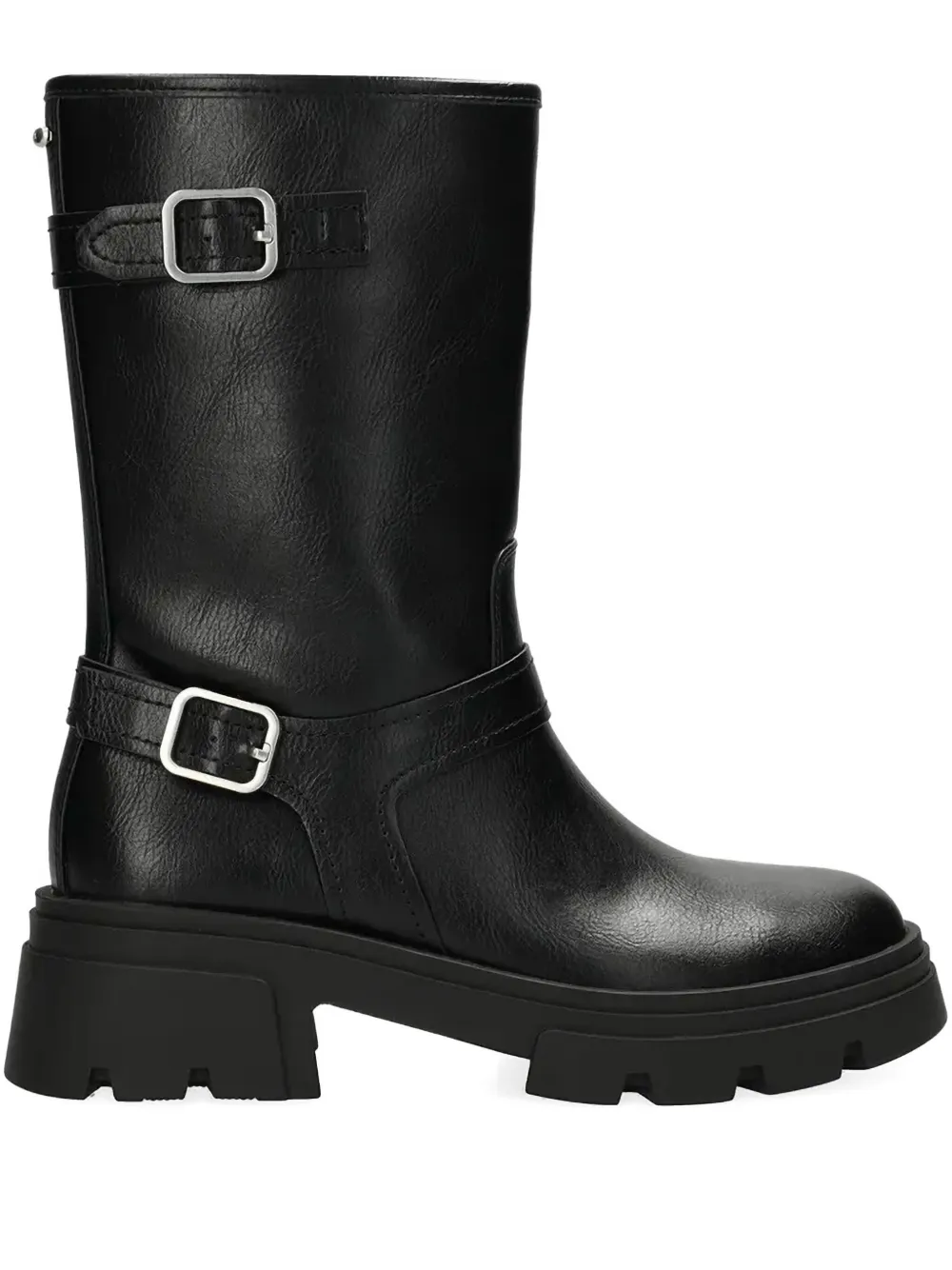 Mexx Sumatra River Buckle Platform Boots In Black