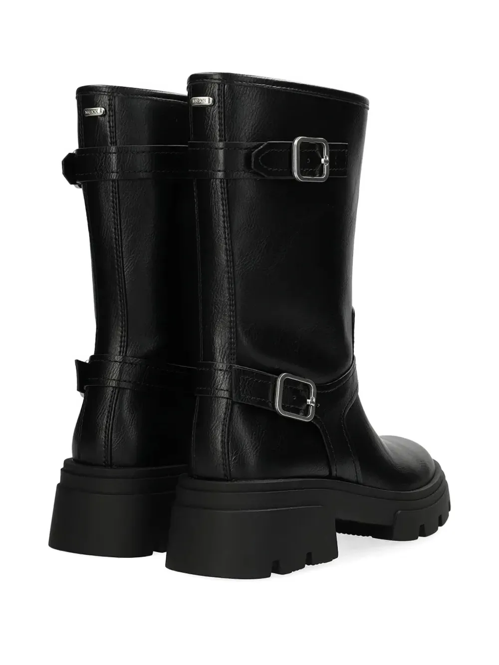 Mexx Sumatra River Buckle Platform Boots In Black