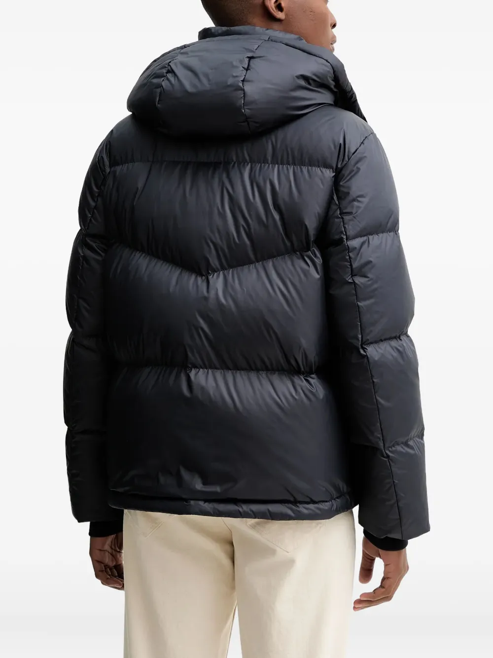 Marc O'Polo Gewatteerd jack met capuchon Blauw