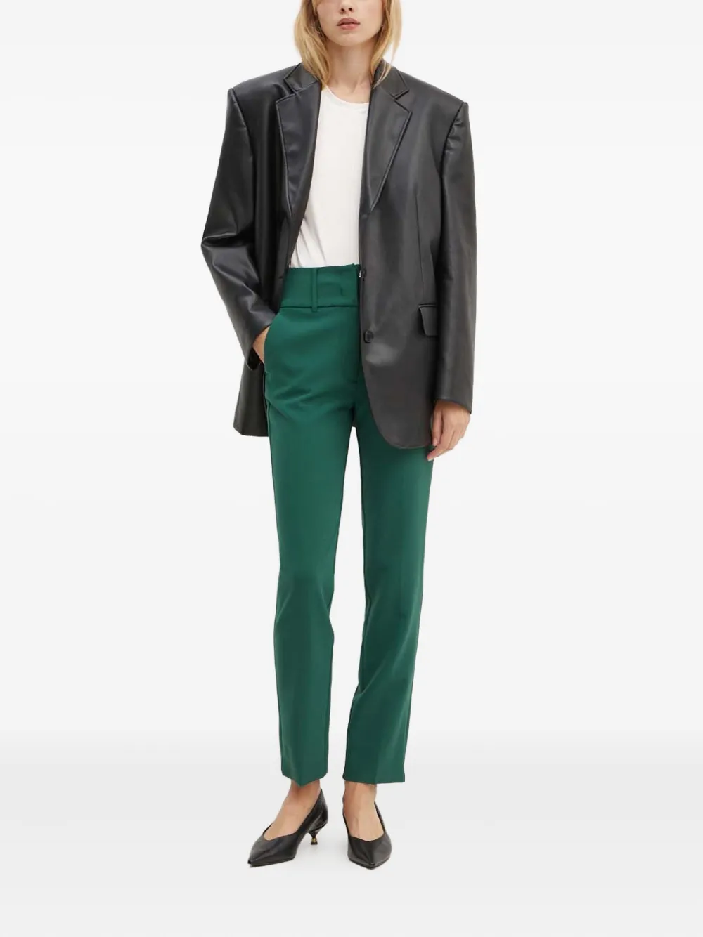 Marciano logo-plaque trousers - Groen