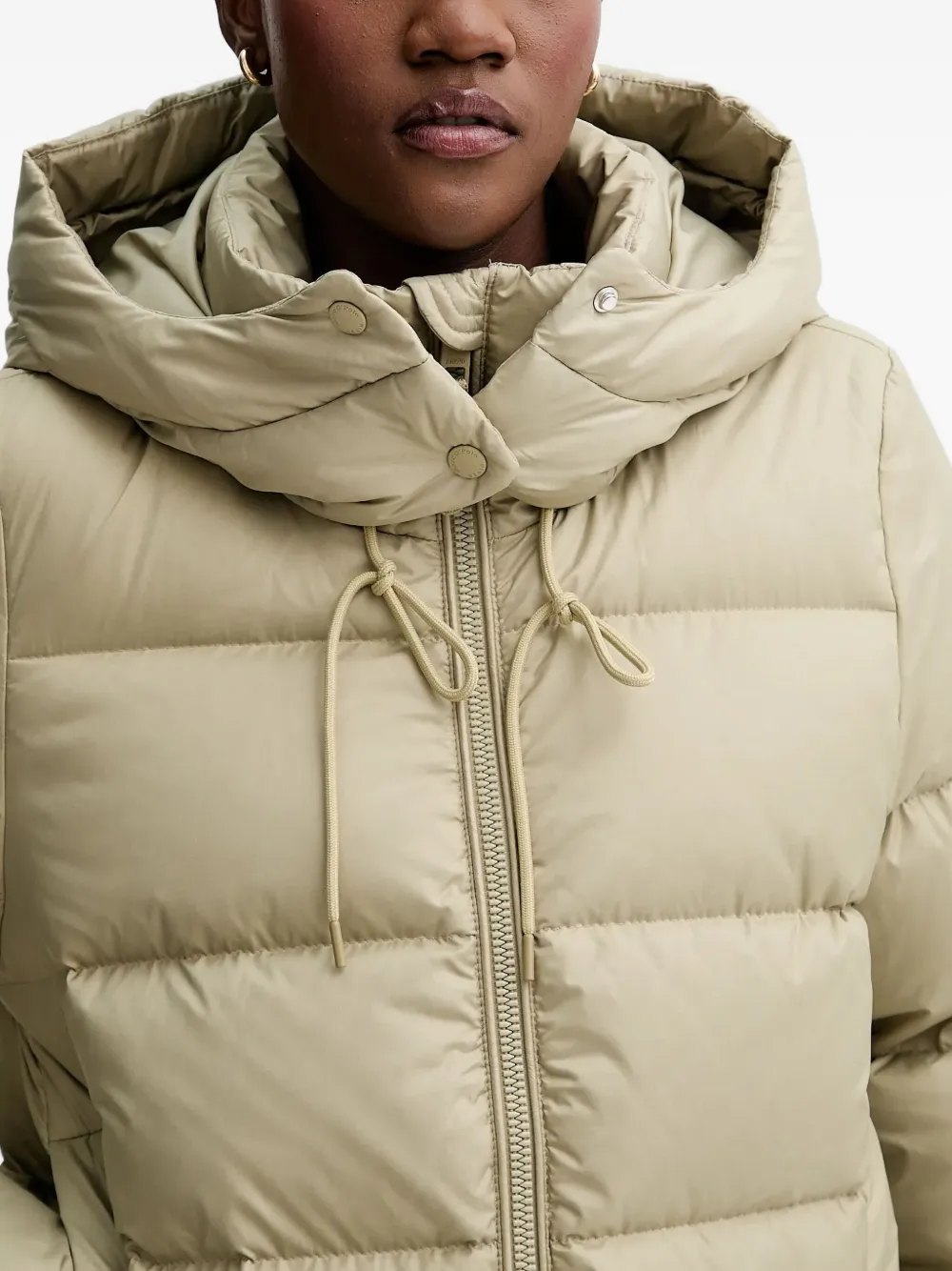 Marc O'Polo Donsjack met capuchon Beige