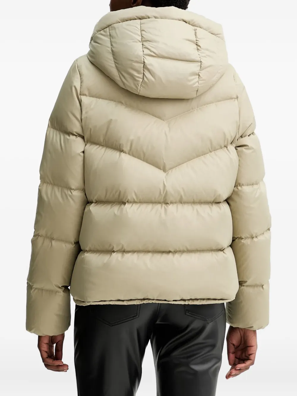 Marc O'Polo Donsjack met capuchon Beige