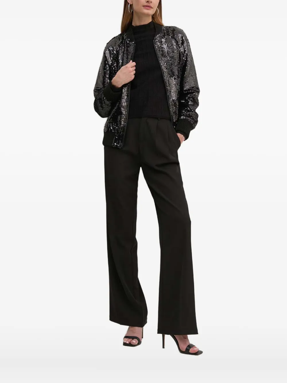 Marciano High-neck Sweater In Black