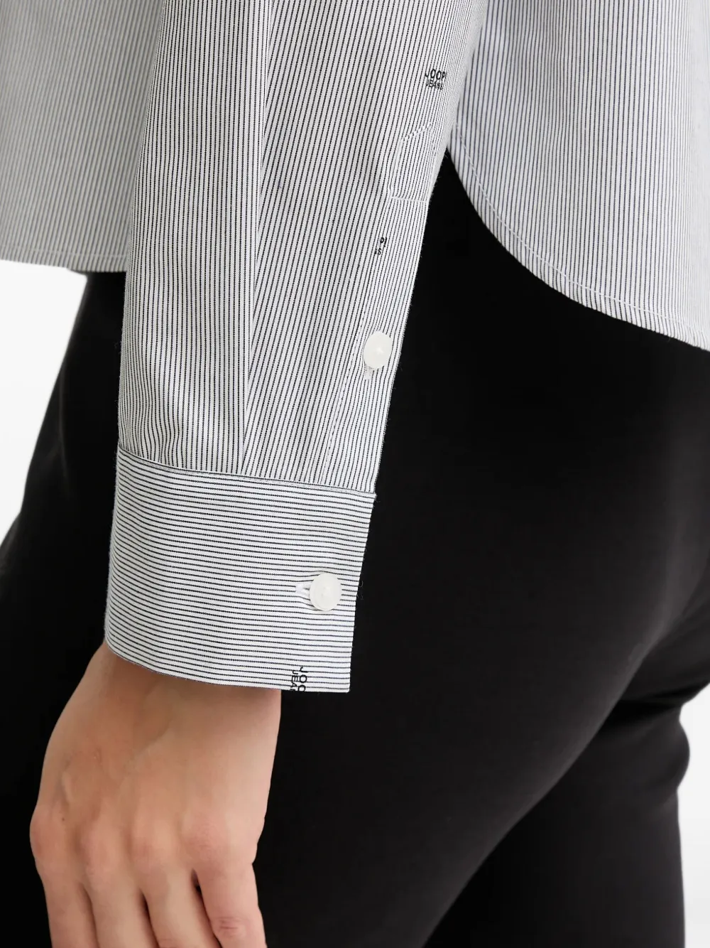 Joop Bhavani Striped-buttoned Shirt In Blue