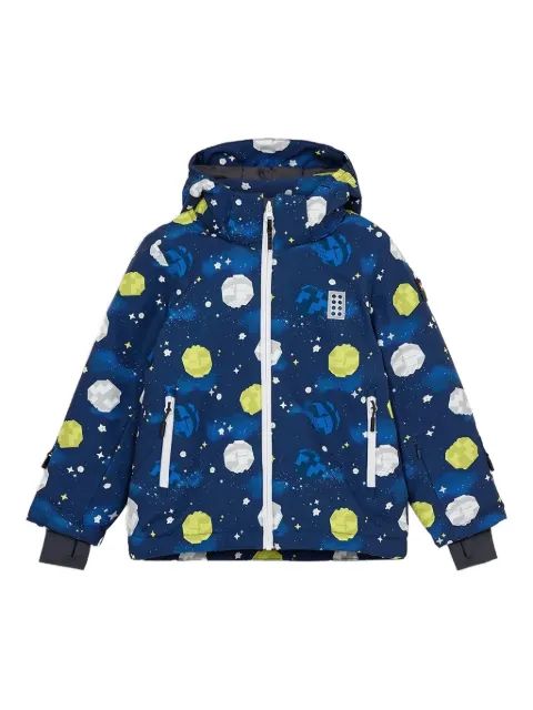 Lego hooded-patterned jacket