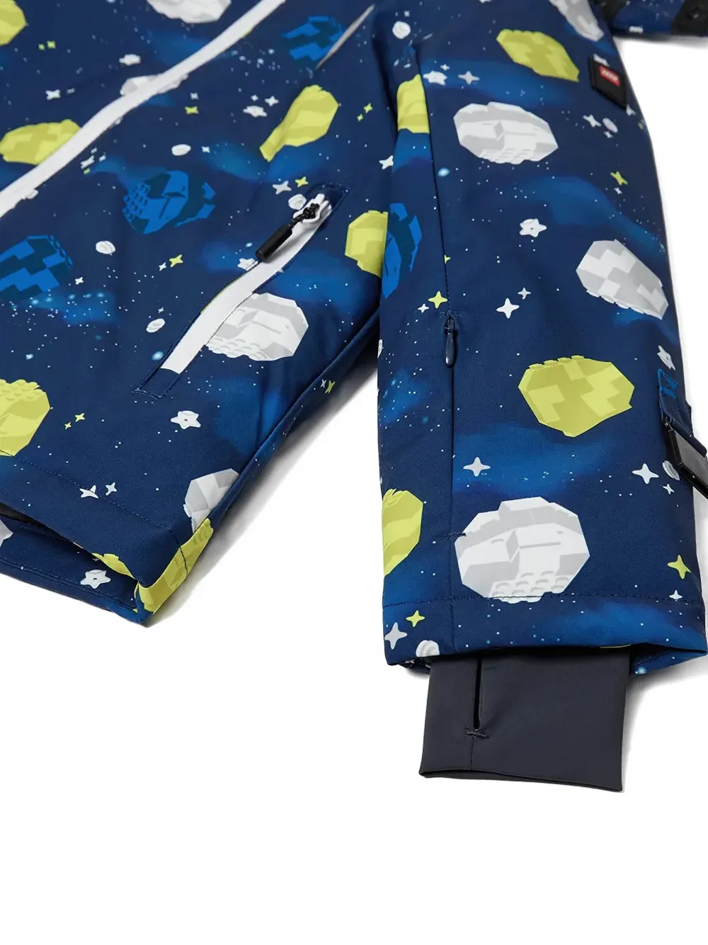 Lego Hooded-patterned Jacket In Blue