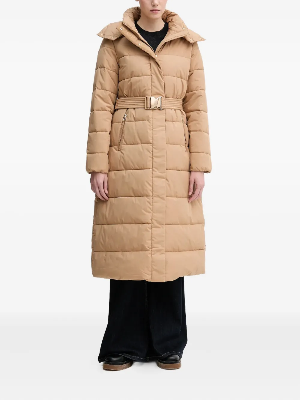 Joop! Cassandra belted-padded coat | Single Breasted Coats | Image 2