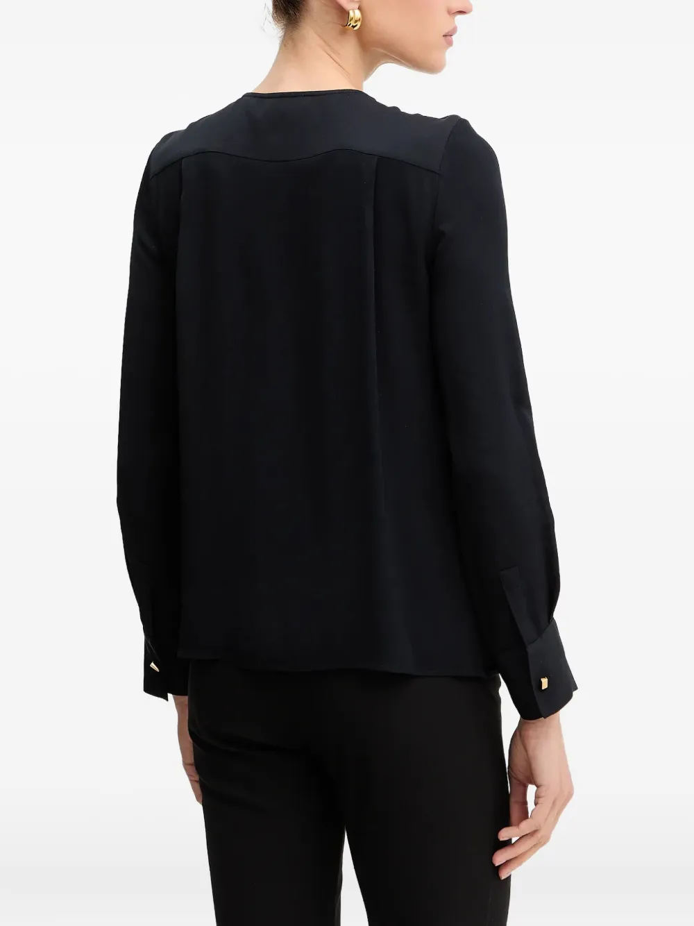 Marciano Keyhole Pleated Top In Multi