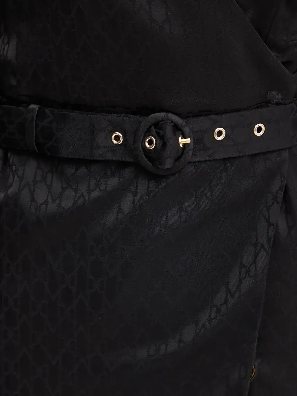 Marciano Belted Wrap Midi Dress In Multi