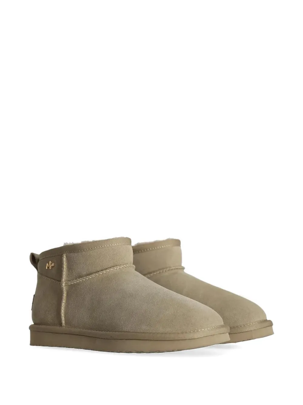 Mexx Kimo Olympia Llogo Ankle Boots In Neutral