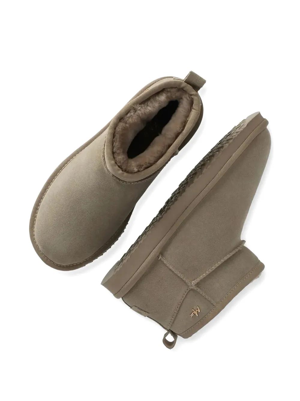 Mexx Kimo Olympia Llogo Ankle Boots In Neutral